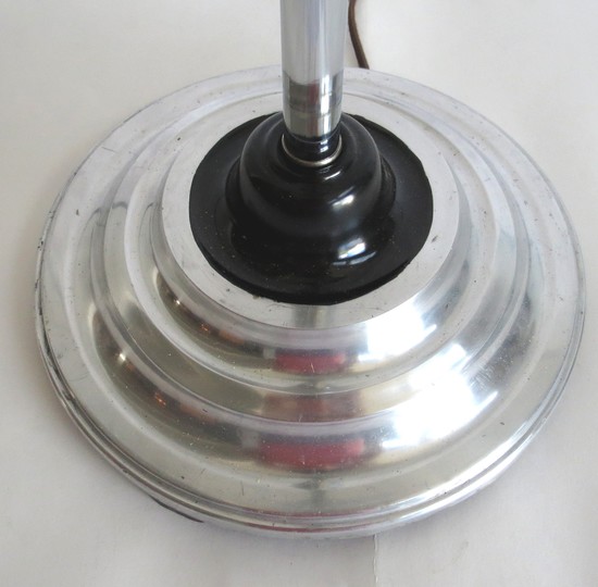 American Art Deco Triple Cone Torchiere Floor Lamp